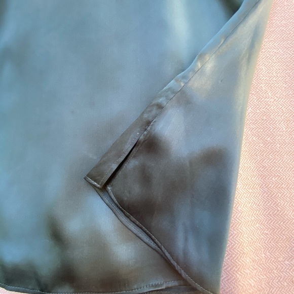 CAMI NYC Green Silk Cami Top with
Beaded Straps - Picture 7 of 11